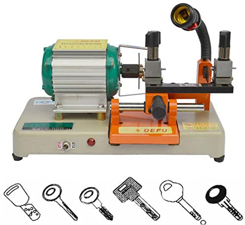 OZBME Copiadora de Llaves Horizontal de 120 W, actualizada, fresadora de Llaves, máquina cortadora de Llaves, Herramienta de cerrajería múltiple, copiadora de Llaves, 110 V (220 V)