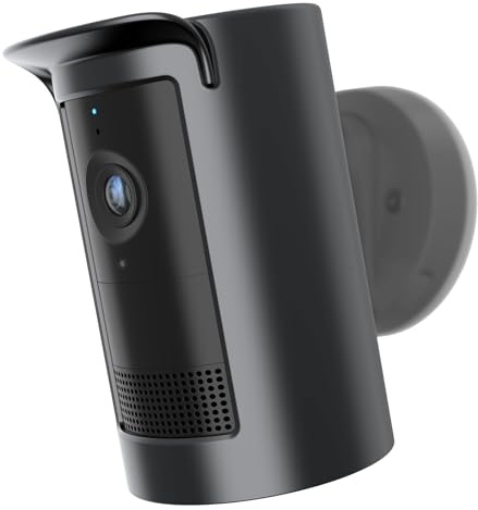 Fintie Silicone Weatherproof Case for Ring Outdoor Cam Plus 2025, Black
