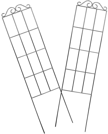 VICASKY 2 Pièces Tuteur Plante Grimpante Métal Support pour Plantes Pot Intérieur Extérieur Jardin