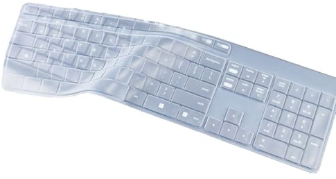 Oxtxuzdm Tastaturschutz aus Silikon für K235 K375 MK235 MK315 Laptop und auslaufsichere transparente Silikon-Tastatur-Schutzfolien