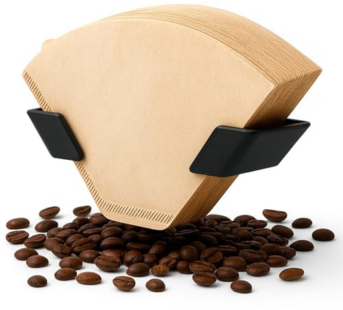 PRINTKERN Kaffefilterhållare inklusive självhäftande kuddar | självhäftande kaffefilterhållare | hållare för väggen | Perfekt för kök/husbil/hyreslägenhet – ingen borrning krävs