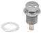 sourcing map M14x1.25 Gris Tornillo Magnéctico para Drenaje de Carter de Aceite con Arandela para Motor de Coche