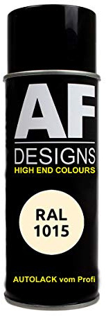 Alex Flittner Designs Spraydose RAL1015 HELLELFENBEIN seidenmatt | Sehr Hochwertiges Acryl Lackspray(lösemittelhaltig) nach RAL