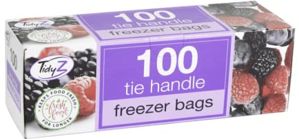 Sacs de stockage alimentaire et congélateur en plastique hermétiques et étanches à fermeture éclair pour aliments, voyages, organisation de la maison Tie Handle