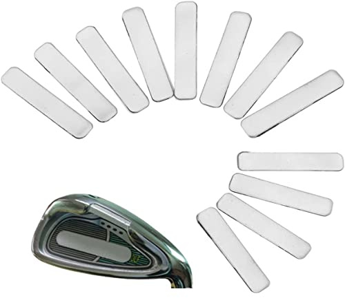 BOBOZHONG Cinta de Plomo de Golf,12 Tiras de Cinta Adhesiva de Plomo,Cinta Adhesiva de Plomo para añadir Peso oscilante,Cinta ponderada de Plomo para Raqueta de Tenis y Palo de Golf