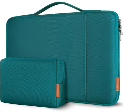 DOMISO Laptoptasche Hülle für 14 Zoll MacBook Pro M5 2026/M4/M3/M2/M1/Max | Laptophülle MacBook Tasche Laptop Hülle Case mit Griff für MacBook Pro 14 Zoll(2026–2021),Wasserdichte Schutzhülle,Türkis