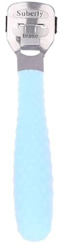 Hornhautentferner Hornhauthobel Hornhautraspel Hornhautfeile für Fußpflege Pediküre Hornhautmesser Blau