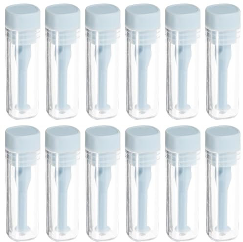 OHPHCALL 12pcs Remover Tool Silicone Plunger for Rigid Contacts Portable Applicators Set Lightweight for Daily Use and Nursing Supplies