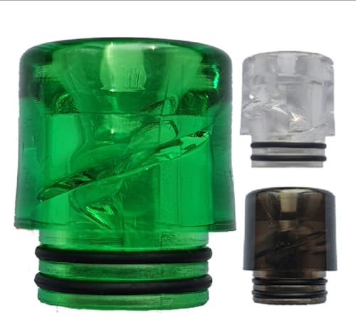 ATST 3 Pack 810 Acrylic Anti-Spit Back Drip Tips