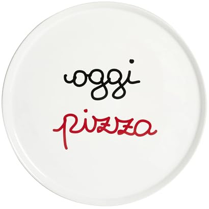 SIMPLE DAY Piatto Pizza Oggi Pizza 31,5cm Bianco Ceramica