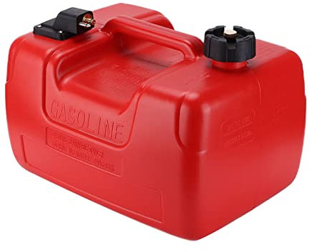 Marine-Außenbord-Kraftstofftank, 12 L, Rot, Leicht, Tragbar, Ersatz-Öltank, Bootszubehör