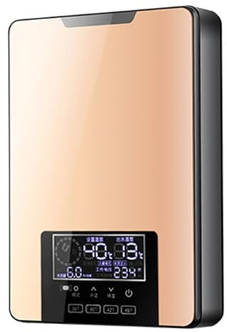 Electric Water Heater 7KW, Instant Water Heater with Constant Temperature Digital Display, Electric Tankless Water Heater for Bathroom
