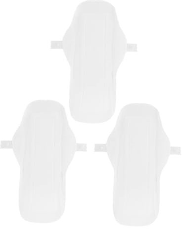NIYANGLE 3Piezas Almohadillas Menstruales Reutilizables de Paquete de Unidades Absorbentes y Fáciles de Transportar para Uso Diario