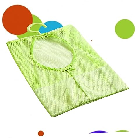 LOLIPPYY Sacca A Rete Per Stendere I Panni Da Appendere Al Bagno Per Riporre La Doccia Borsa A Rete Per Mollette Da Bucato Borsa Per Stendere I Panni Per Il Bagno Verde