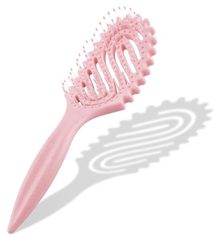 Cepillo para el pelo, cepillo desenredante para rizos y pelo largo, cepillo para el pelo sin tirar, peine para rizos naturales para mujeres