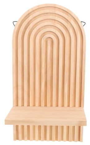 BIUDECO Candelabro de Pared de Madera Rustico Soporte de Vela Decorativo para Exhibicion de Obras de Arte de Aromaterapia Sala de Estar