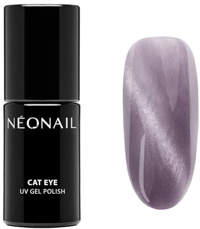 NÉONAIL Smalto Semipermanente Unghie 7,2 ml - Viola - Lavender Rise - Cat Eye - Smalti Gel Per Unghie UV LED - Nail Polish - NÉONAIL Colori - Smalto Unghie