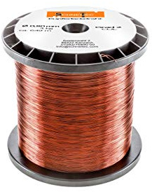 Kupferlackdraht W210 Ø 0,80 mm 3 kg, ca. 649m - CU Lackdraht Grad 2 CUL Kupferdraht Gewicht 3 Kilogramm Durchmesser 0,80 Millimeter Wickeldraht Kupfer Draht nach IEC 60317-13