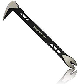 Spec Ops Tools 11 Nail Puller Cats Paw Pry Bar, High-Carbon Steel, 3% Donated to Veterans,