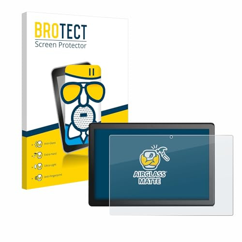 BROTECT Schutzglas für emporia TAB 1 10.1 | Entspiegelnder Displayschutz Made in Germany Schutzfolie Glas Matt Anti-Reflex Kratzfest 9H Anti-Fingerprint Einfache Montage