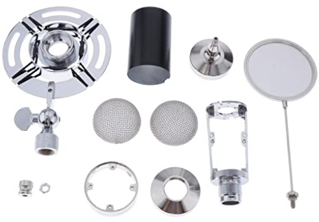 pistro Mikrofon Kapsel Zubehör 507 Kondensator Mikrofon DIY Kit inkl. Gehäuse