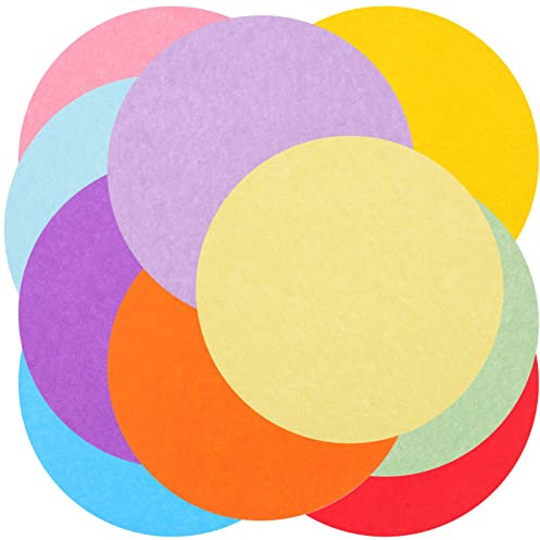 Operitacx Geschenkpapier 100 Blatt Rundes Farbiges Papier Klassenzimmer Dekoration Ausschnitte Rundes Papier Bastelpapier Zum Malen Kreise Aus Tonpapier -kit Dekorationen Kind Die Blumen