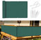 Sunnylaxx Brise Vue Balcon Paravent de Balcon de Jardin 100x500 cm HDPE 185g/㎡ résistant au Vent et aux UV, avec Trous et Serre câbles Vert foncé