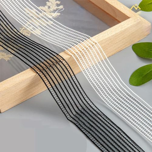UANGLI La Fascia Elastica Trasparente in Filo di Pesce da 10 m può Essere vicina al Corpo e la Cintura in Rete Traspirante Accessorio per Cucire Abbigliamento Intimo Fai da Te