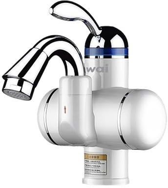 RaamKa Electric Tap 3000W Tankless Instant Hot Water Tap Water Heater Electric Kitchen Faucet Hot Cold Fast Heating Water Heater Tap 220V-240V Hot Water Tap (Color : Under tap)