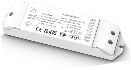 LT-834 Modulo dimmer a taglio di fase DMX/DALI a tiristori Controller a 4 canali Modulo dimmer dimmer LT-84A DMX/DALI a 0-10 V (Color : LT-84A)