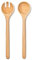 OXO Good Grips Cubiertos de Madera de Haya para Ensalada, Juego de 2 Piezas, Utensilios de Cocina Duraderos para Servir Fácilmente, Accesorios de Cocina
