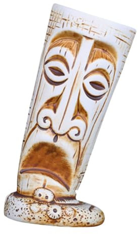 Hoement 1pc Creative Skull Ceramic Cocktail Cup Unique Bar Wine Tumbler for Cocktails Smooth Design for Home and Bar Use Handcrafted