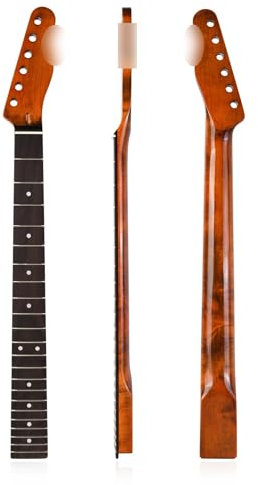 RuiJOTWAT Ahorn E-Gitarrenhals 22 Bünde Palisander Griffbrett für TL Tele