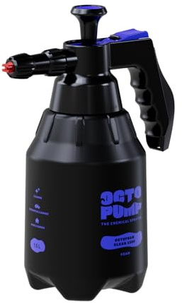 OctoFoam Clean 1500 | Premium skumspruta med sprayflaska | 1 500 ml | Lämplig för alkaliska medier och rengöringsmedel | Hus, trädgård, verkstad och industri | Tillverkad i Tyskland