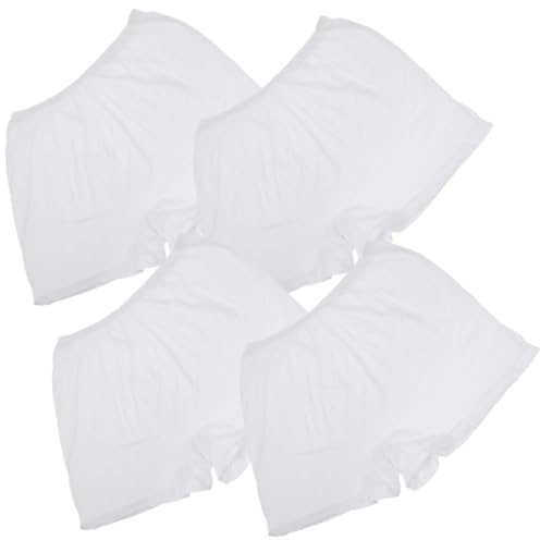 Holibanna Men's Accessory Spa Disposable Sauna Underwear Cotton Briefs Breathable Comfortable Practical for Travel White
