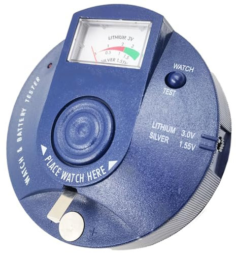 Tester Pile A Bottone Professionale Test Rapido Di 1 5 V E 3 V Batterie Analizzatore Per Gli Amanti Di Orologi E Gioiellieri