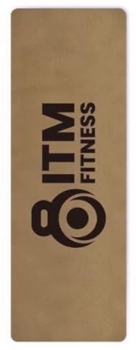 InTheMarket Umweltfreundliche Yogamatte aus Kork, rutschfest, langlebig und nachhaltig, perfekt für Yoga, Pilates und Fitness, bequeme Dämpfung und geruchsfrei, 6 mm dick