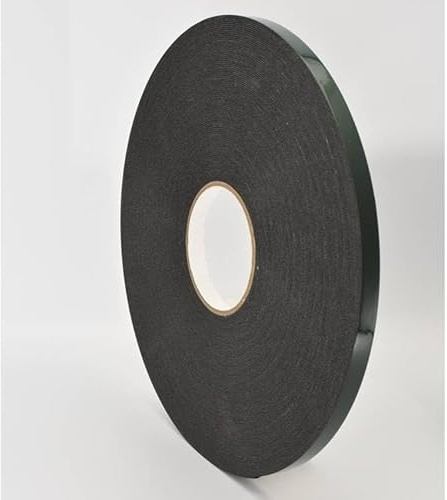 6mm x 50 Metres Automotive Double Sided Tape – Strong High Bond Adhesive PE Mounting Foam Tape for Car Trims, Badges, Number Plate Fixing, Body Kits, Mouldings & Weatherproof Exterior Use