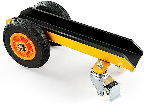 Hochleistungs-Plattenwagen, Transportwagen mit Vollgummireifen, Tragkraft 290 kg, für Plattenmaterial, Glas, Sperrholz, Türen, Fenster und Gipskartonplatten