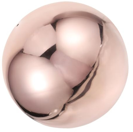 Toddmomy Globo Riflettente in Acciaio Inossidabile Lucidato Sfera Specchio Liscia e Riflettente Per Decorazione Da Esterno Sfere Luminose Per Creare Atmosfera Rilassante
