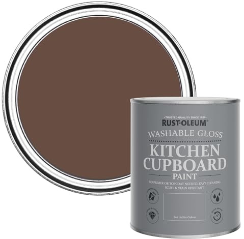 Rust-Oleum Scrubbable Kitchen Wood, Cupboard and Cabinet Paint in Gloss Finish - Follingsby 750ml