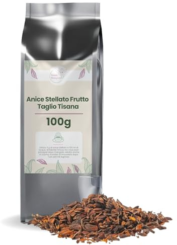 Patrizio Breseghello - Anice Stellato Taglio Tisana 100 g - 100% Naturale per Infusi, Decotti e Liquori