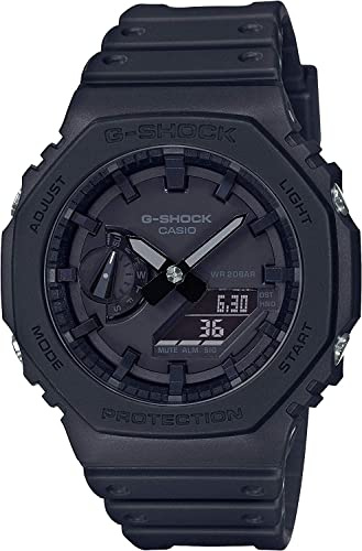 Casio GA-2100-1A1 Carbon Core Guard Orologio da uomo, nero, Casio Oak, moderno, Moderno