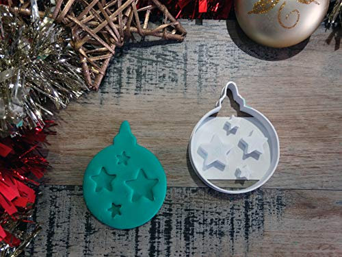 ELACE Emporte Pièce Boule De Noël, Emporte Piece Noel Biscuit Pour Décoration Cookies/Biscuit/Gâteau/Pâtisserie