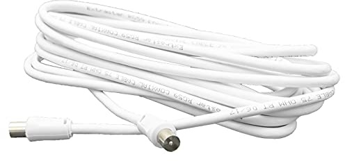 CLICLED RD8080 Cavo Antenna 8m Coassiale Maschio Femmina per TV Prolunga