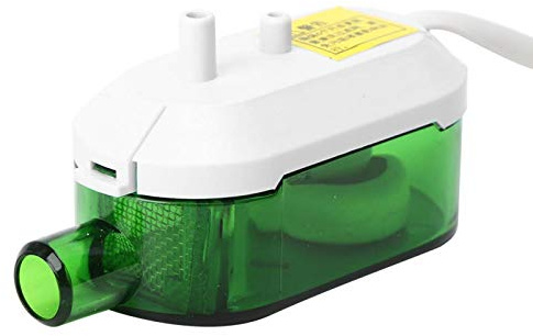 Luqeeg Pompe à Condensat Automatique PC-24B, Pompe de Vidange de Climatisation 24l/h, Pompe à Eau Ultra Silencieuse Pièces de Climatisation Pompe à Condensat, 220V