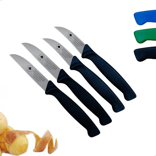 Solinger Kunststoff Zöppken -scharfes Gemüsemesser und Küchenmesser, Kleines Obst- und Schneidemesser sowie Schälmesser, Jausenmesser, Mini Neck Knife