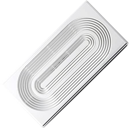 TEESONG Extractor de Baño Potente ventilador de ventilación Ventilador de escape rectangular de techo integrado Ventilador de ventilación de cocina y baño de alta potencia Extractor Cocina