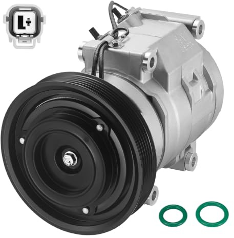 BDFHYK 98307 Air Conditioning A/C Compressor Compatible with Acura MDX 2003-2006, TL 2004-2008, Compatible with Honda Accord 2003-2007, Odyssey 2005-2007, Pilot 2005-2008, Ridgeline 06-08