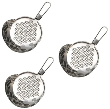 Amosfun 3 Pièces Gelée Gratter Râpes à Légumes Râpe à Fromage Grattoir à Gelée De Haricots Des Spaghettis Râpe à Nouilles Chinoise Grattoir à Nouilles En Gelée Silver Acier Inoxydable